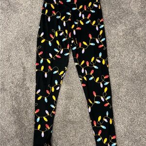 Christmas lights leggings